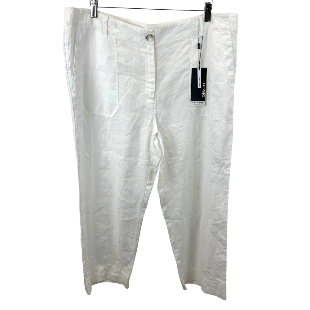 Elegant White Women's Trousers